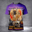 Never Mind The Witch Beware Of The Frenchie 3D Shirt Happy Halloween Funny Dog T-Shirt Gift