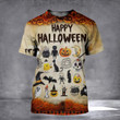 Happy Halloween 3D Shirt Funny Humor Halloween T-Shirt Design Gifts For Father