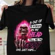 Skull 9 Out Of 10 Voice In My Head Tell Me I'm Crazy Mens Shirts With Sayings Gifts