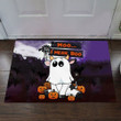 Cow Ghost Moo I Mean Boo Doormat Cow Lover Cute Halloween Decorations For Indoor