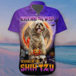 Never Mind The Witch Beware Of The Shih Tzu Hawaii Shirt Shih Tzu Lover Halloween Clothing