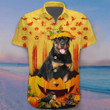 Rottweiler Pumpkin Hawaii Shirt Funny Halloween Dog Lovers Clothing Gift For Halloween