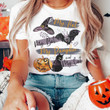 My Hat My Bat My Pumpkin And My Cat Shirt Cat Owner Lover Ladies Womens Halloween Gift