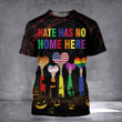 Hate Has No Home Here Pumpkin Halloween Shirt Support LGBT Anti Racism Good Gift Ideas