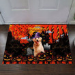 Golden Retriever Happy Halloween Doormat Cute Halloween Home Decor Best Gifts For Dog Lovers