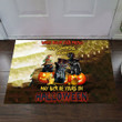 When Black Cats Prowl And Pumpkins Gleam Doormat Funny Quotes Halloween Mats Cat Lovers Gift