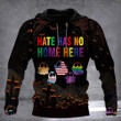 Ghost Hate Has No Home Here Lgbt Halloween Hoodie Halloween Themed Apparel Gifts