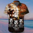 Dog Skeleton Halloween Hawaii Shirt Pug Owner Scary Halloween Shirts Gift For Him