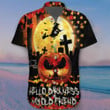 Hello Darkness My Old Friend Hawaii Shirt Happy Halloween Funny Pumpkin Shirts Clothing