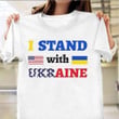 I Stand With Ukraine Shirt American United Support Ukraine Shirt Merch