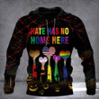 Hate Has No Home Here Halloween Hoodie LGBT Support Anti Racism Best Halloween Gifts
