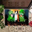 Irish Pitbull Happy Halloween Doormat Pitbull Lover Inside Door Mats Halloween Ideas
