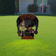 Never Mind The Witch Beware Of The Chihuahua Yard Sign Dog Lover Skull Halloween Lawn Decor