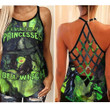 In A World Full Of Princesses Be A Witch Cross Tank Top Womens Halloween Clothing