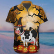 Dairy Cow Halloween Hawaii Shirt Cute Animal Halloween Apparel Gifts For Dad