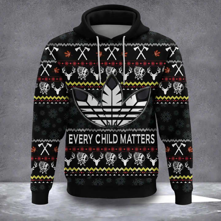 Feathers Every Child Matters Hoodie Orange Shirt Day Indigenous Every Child Matters Apparel