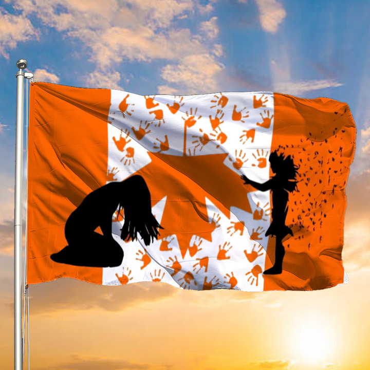 Canada Every Child Matters Flag Every Child Matters Orange Day Awareness Merch