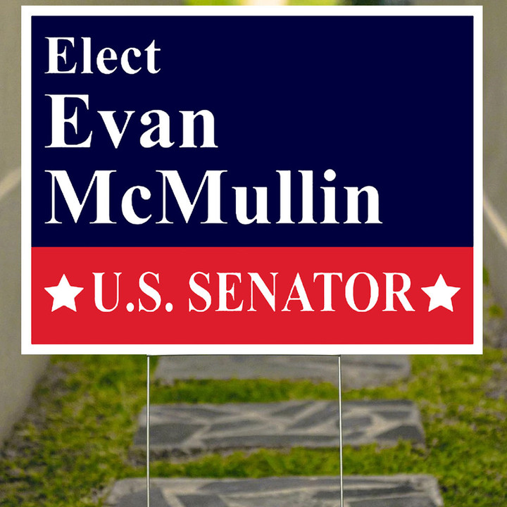 Evan Mcmullin Yard Sign Elect Evan Mcmullin For U.S Senate Political Yard Sign