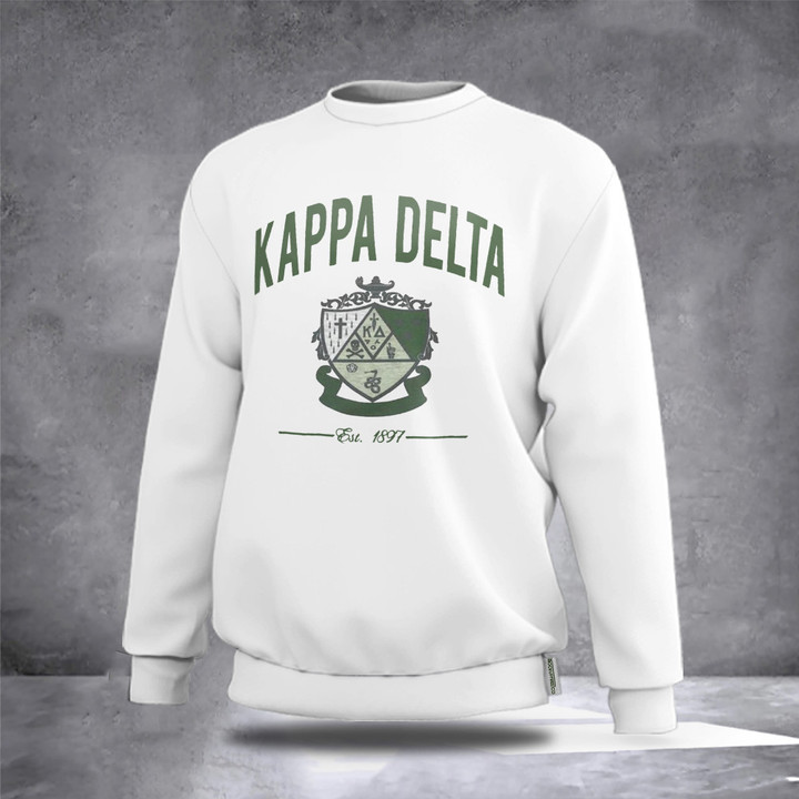 Kappa Delta Sweatshirt Est 1987 Vintage Kappa Delta Crewneck Dke Sweatshirt