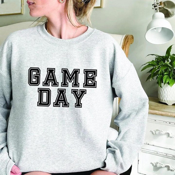 Game Day Sweatshirt Clothing Game Day Crewneck Gifts For Her