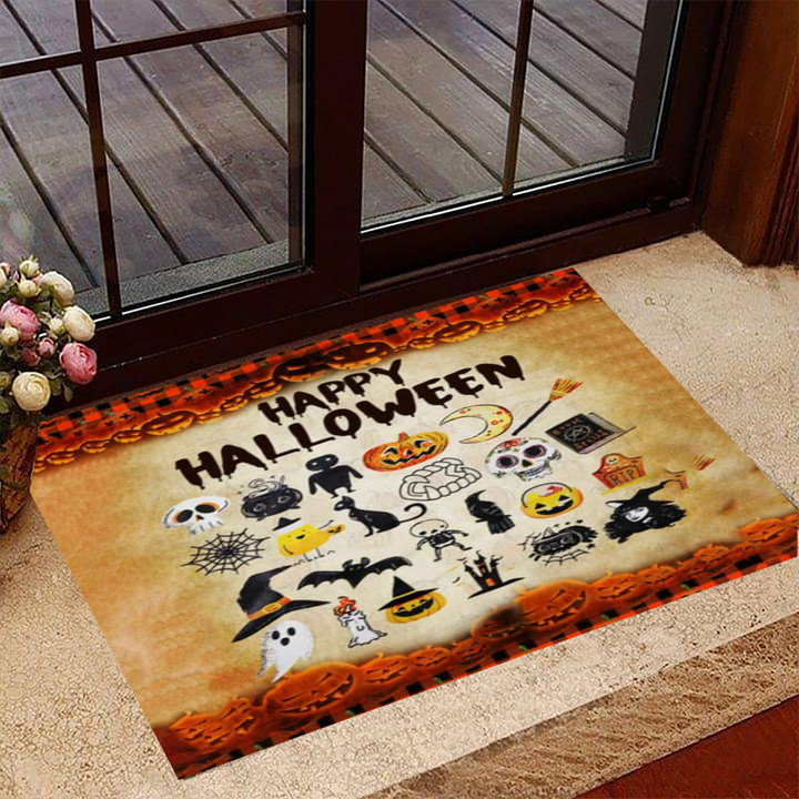 Happy Halloween Doormat Best Front Door Mats Halloween House Decoration