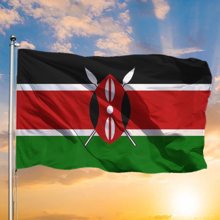 Kenya Flag Kenya Country Flag National Africa Kenyan