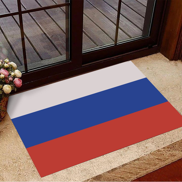 Russian Flag Doormat Indoor Entry Mat Russian House Decor Gifts