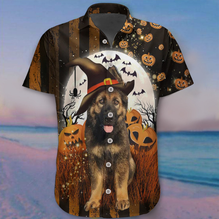 German Shepherd Happy Halloween Hawaii Shirt Halloween Shirts Ideas Gifts For Dog Owners
