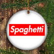 Spaghetti Ornament For Christmas Tree Ornament Hanging Gift For Italian Food Lovers