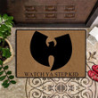 Wu Tang Doormat Watch Your Step Kid Doormat Entrance Front Door Mat Outdoor