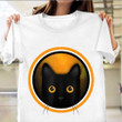 Black Cat T-Shirt Cute Cat Themed Shirt Graphic Tee Cat Lover Gift Ideas For Her