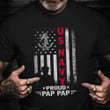 US Navy Proud Pap Pap Shirt Vintage American Flag Navy Veteran T-Shirts Veteran Day Ideas