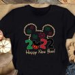 Happy New Year 2022 Shirt Disney Firework New Year T-Shirt Clothing
