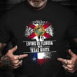 Living In Florida With Texas Shirt Proud Texan Roots Best Christmas Gift For Husband