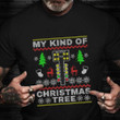 Drag Racing My Kind Of Xmas Tree Ugly Christmas Shirt Drag Racing Gift For Christmas