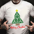 Celtic Knot Christmas Tree Shirt Nollaig Chridheil T-Shirt Christmas Present Ideas For Friends