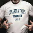 Cuyahoga Falls Ohio Est 1812 Shirt Old Vintage T-Shirt Cool Gifts For Girlfriend