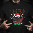 Christmas Nurse Crew T-Shirt Reindeer Santa Hat Cool Christmas Shirts Funny Nurse Gifts