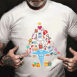 Medical Tools Christmas Tree T-Shirt Cute Christmas Shirts For Ladies Funny Nurse Gifts