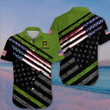 Personalized Eagle United States Army Hawaii Shirt Thin Green Line Flag Patriotic Clothing