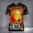West Virginia Pumpkin Halloween Shirt Hocus Pocus West Virginia Themed Gifts