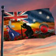 Australia Veterans Poppy In Memorial Lest We Forget Flag Proud Veterans Remembrance Day Merch