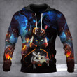 Cat Three Halloween Hoodie Cat Lover Mens Clothing Gifts For Halloween