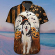 Siberian Husky Happy Halloween Hawaii Shirt Siberian Husky Owner Halloween Shirts Clothing