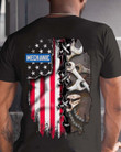 Mechanic American Flag T-Shirt Patriotic Mens Mechanic Shirts Apparel Gifts For Him