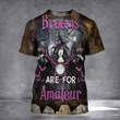 Brooms Are For Amateur Halloween T-Shirt Witch Riding Motorcycle Matching Halloween Shirts Gift