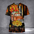 It's Fall Y'all Shirt 2022 Holiday Autumn T-Shirt Gifts For Halloween Thanksgiving