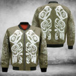 Raven Jacket Bomber Pacific Northwest Haida Art Printed Clothing