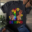 Be Kind LGBT Shirt Sunflower Peace Sign Anti Racism Support LGBT Pride Merch T-Shirt