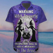 Warning Witch Property Trespassers Will Be Used Hawaii Shirt Funny Halloween Horror Shirts Gift